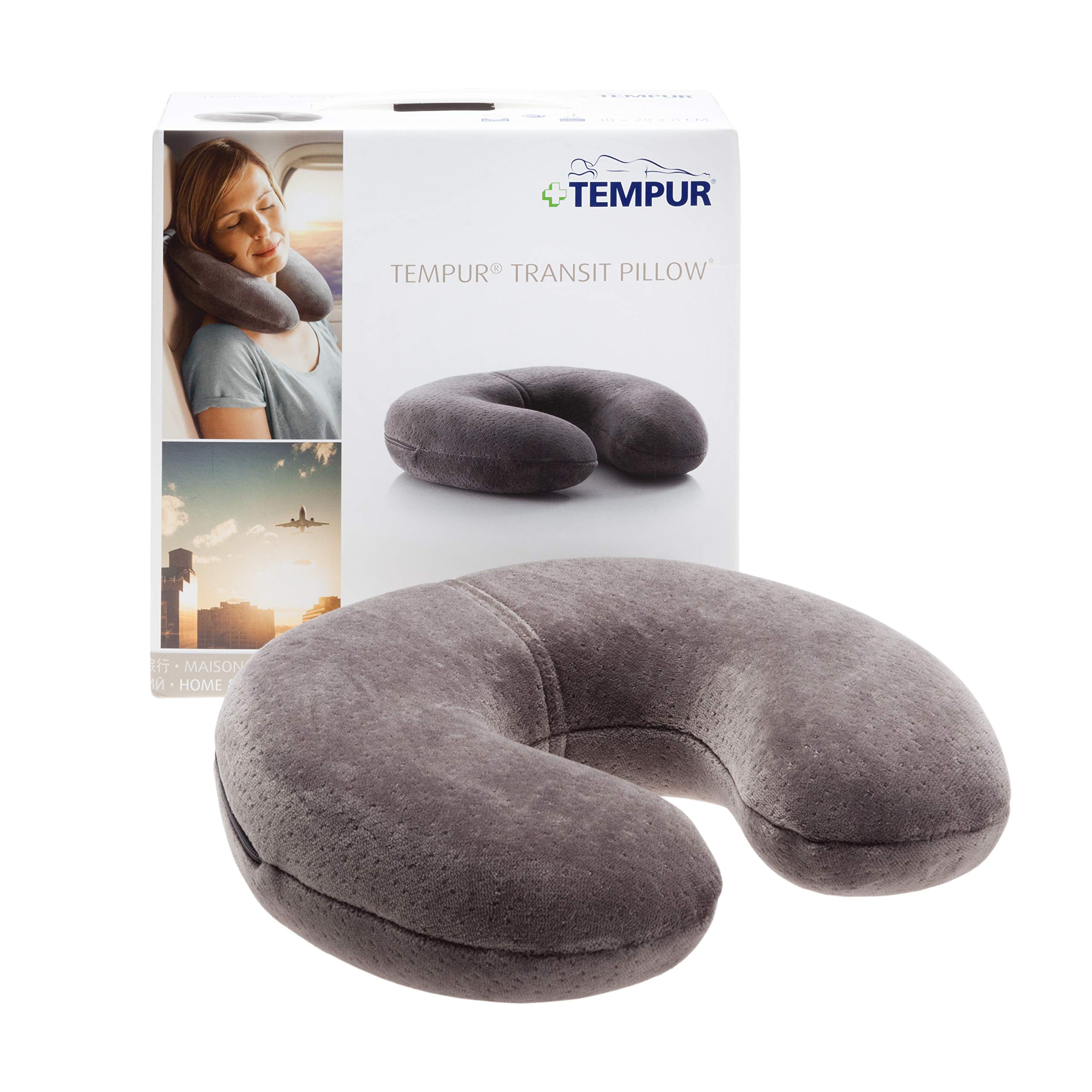TEMPUR Transit Travel Pillow, Comfortable Memory Foam Neck Pillow